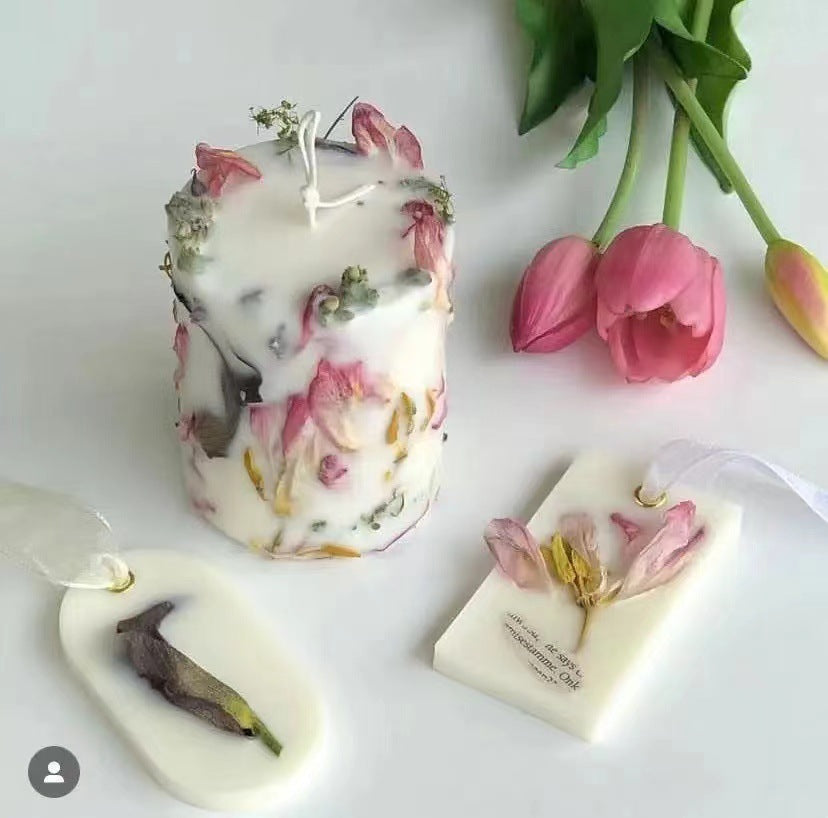 Dried Flower Rose Fragrance Candle
