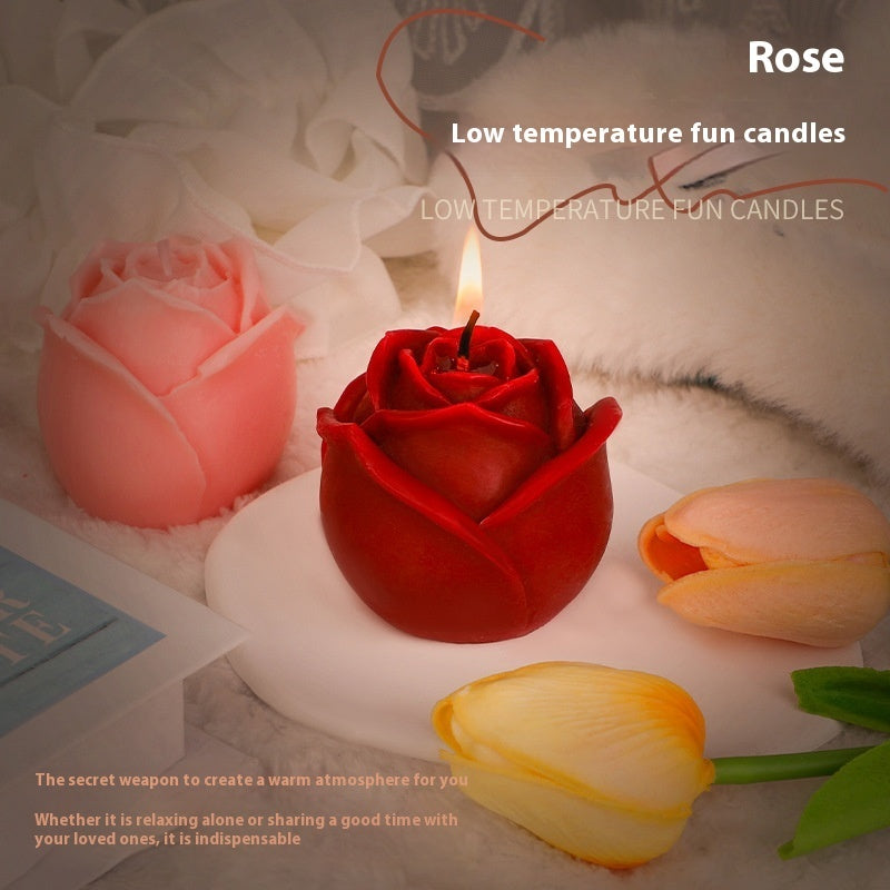 Peony Flower Low Temperature Candles Toy