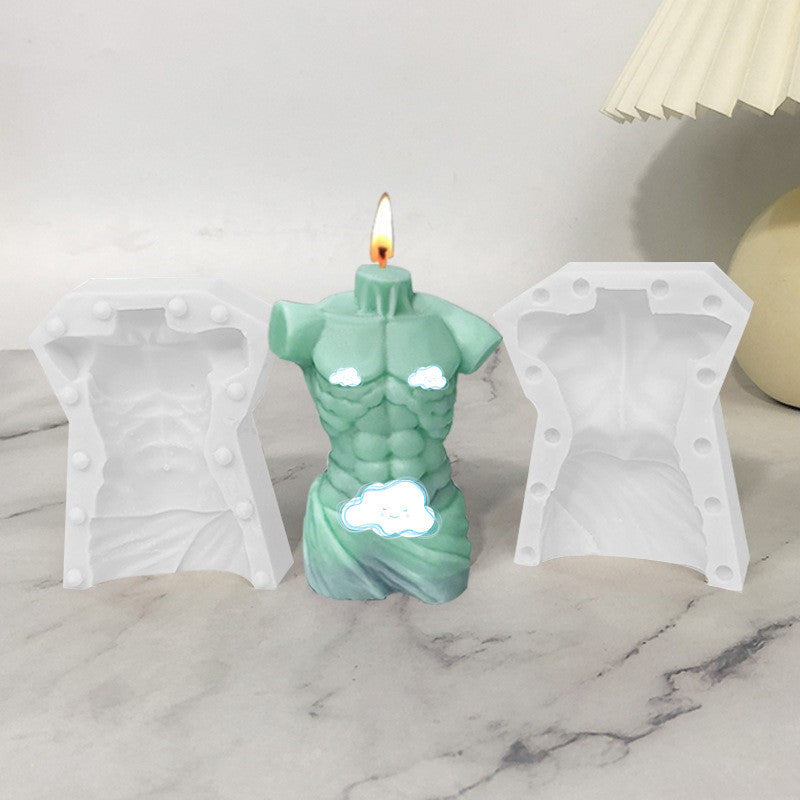 Muscle Male Candle Silicone Mold