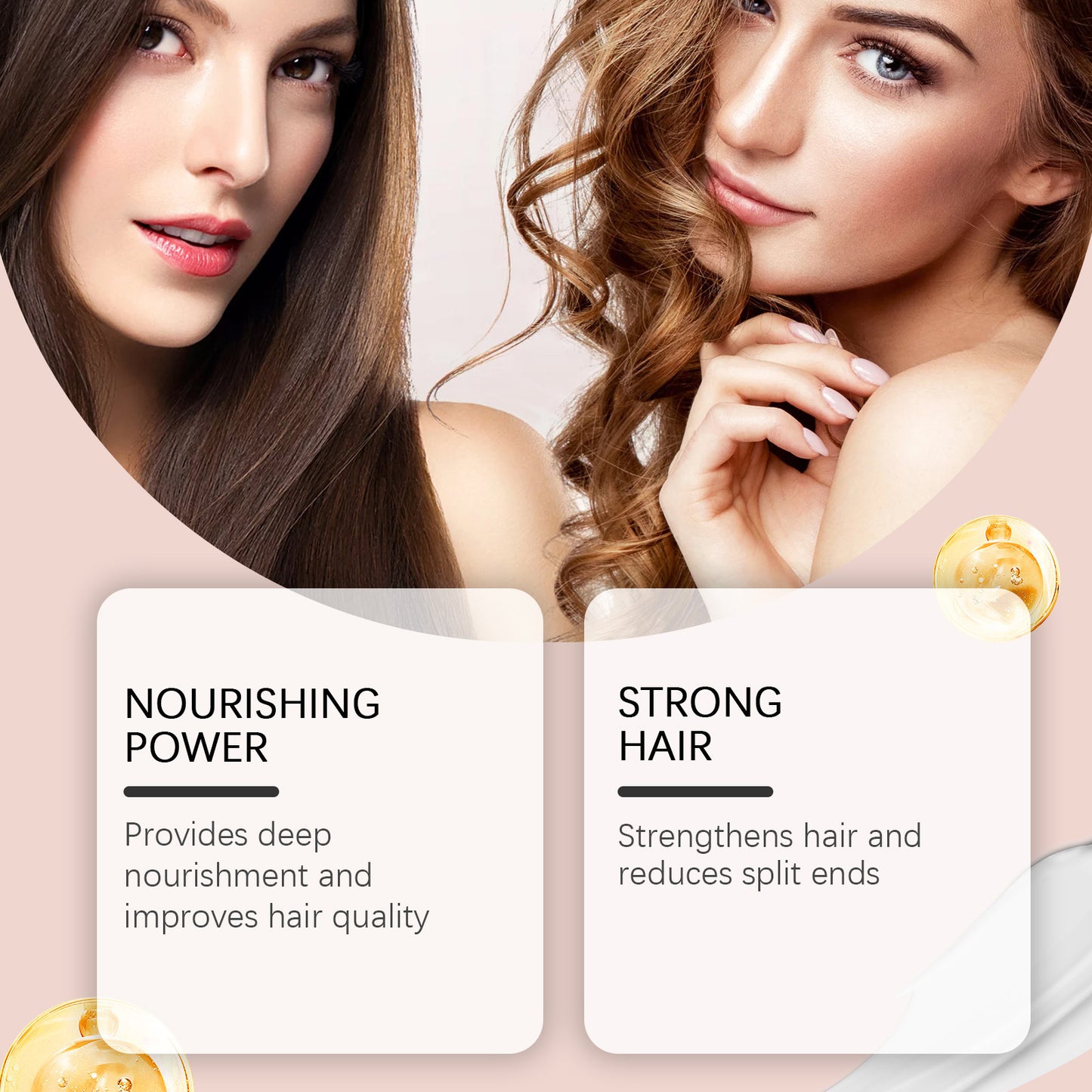Household Portable Deep Nourishing And Hydrating Care Hair Mask