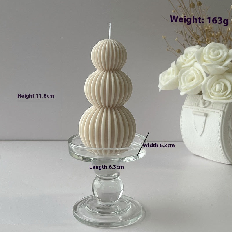 Wave Spherical Art Aromatherapy Candle