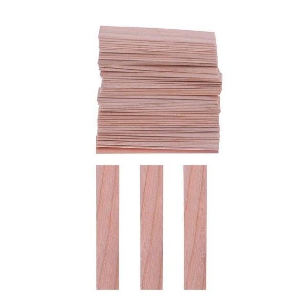 50pcs Wood Wicks For Candles Soy Or Palm Wax Candle Making