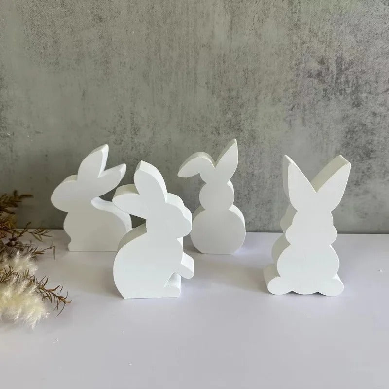 Cute Rabbit Silicone Candle Mould
