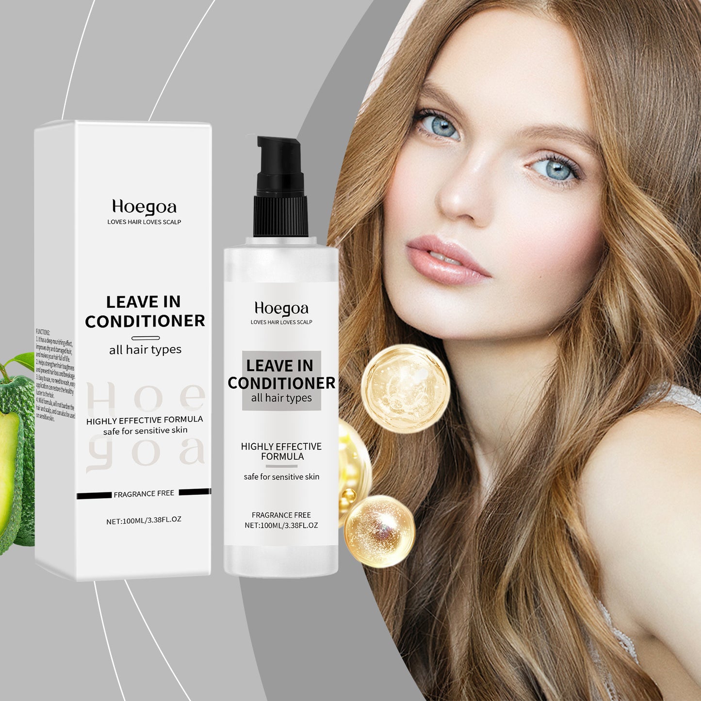 Improve Dry And Manic Hair Care Nourishing Hair Brightening And Soft