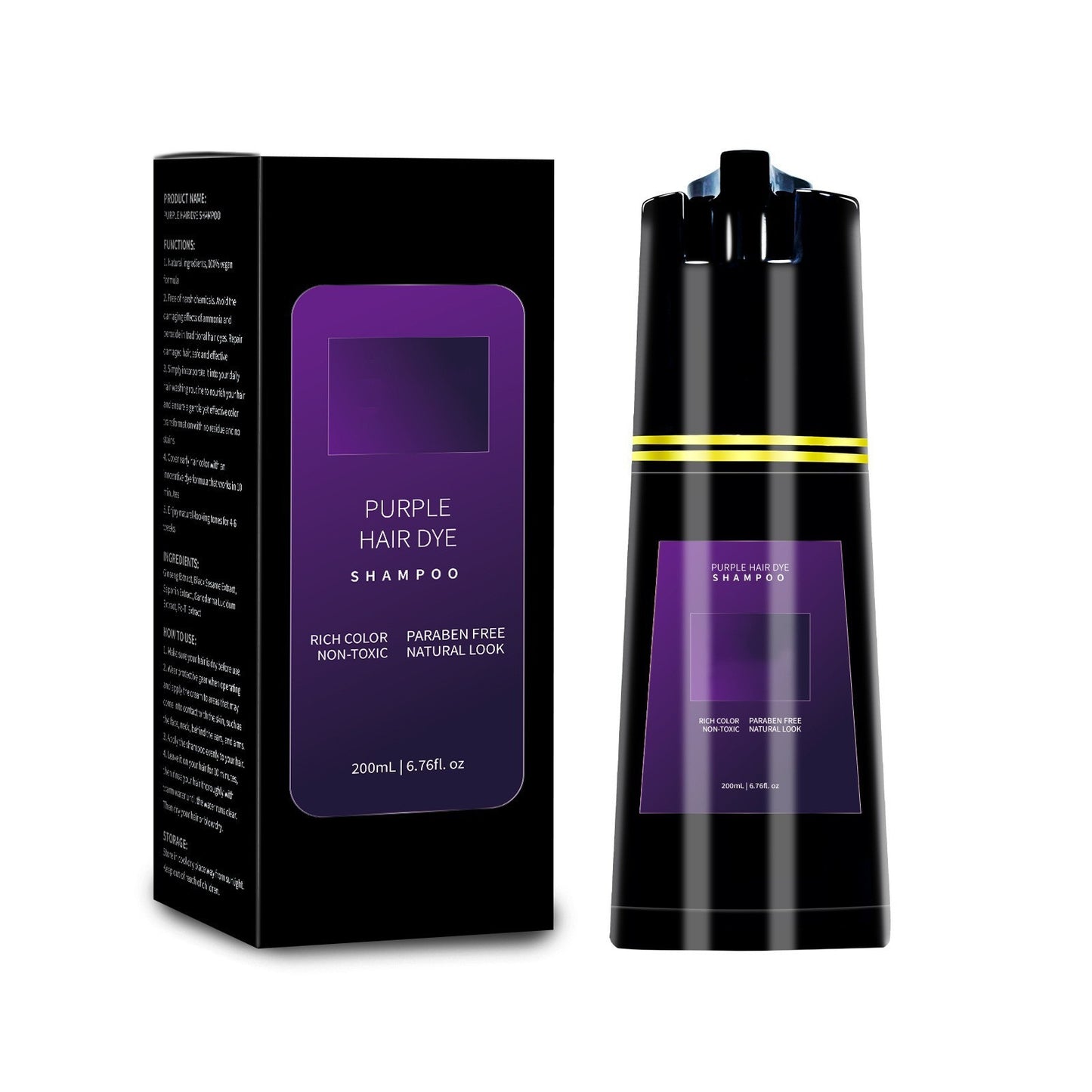 Fast Color Control Oil Hair Care Color Shampoo Fluffy