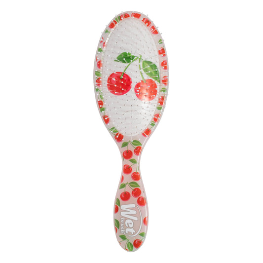 Wet Brush Original Detangler, Cherry (Tutti Fruitti), Ultra-Soft IntelliFlex Bristles Bristles Glide Through Tangles, Detangling Hair Brush, All Hair Types (Wet & Dry), Women & Men, Limited Edition