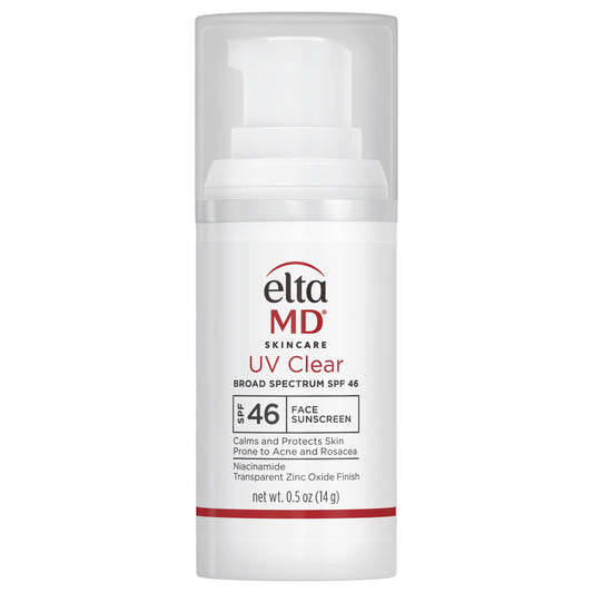 EltaMD UV Clear Face Sunscreen SPF 46, Oil Free Sunscreen with Zinc Oxide, Dermatologist Recommended, 0.5 oz