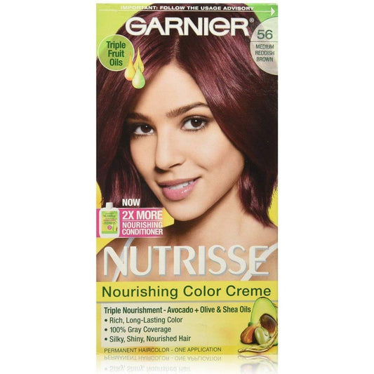 Garnier Nutrisse Nourishing Color Creme - 56 Medium Reddish Brown 1 Each (Pack of 5)