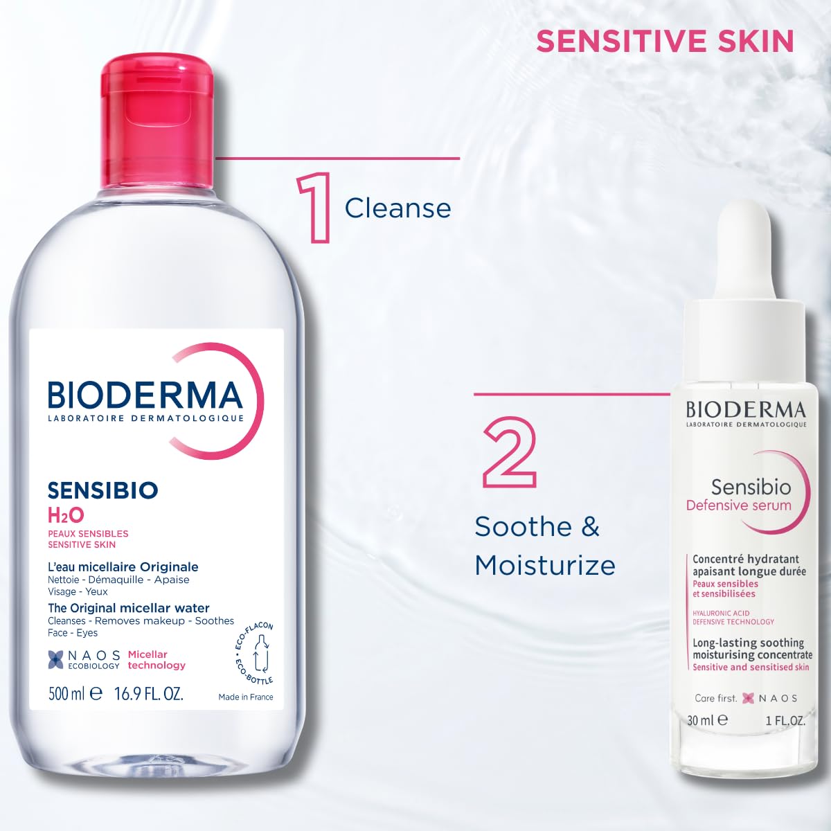 Bioderma Sensitive skin, anti-aging duo