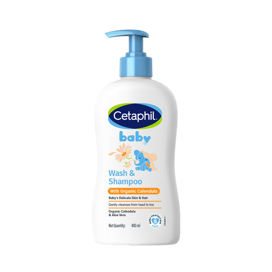 Cetaphil Baby Wash & Shampoo ,Tear Free, Paraben, Colorant and Mineral Oil Free, 13.5 Fl. Oz (Packaging May Vary)