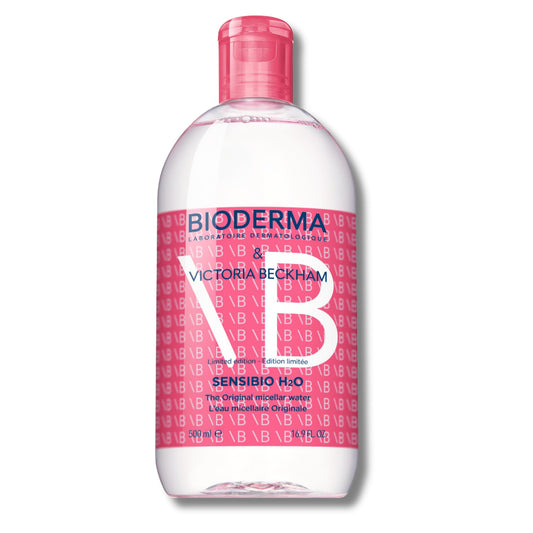 Bioderma Sensibio H2O Micellar Water Limited Edition, Makeup Remover Cleanser, Gentle for Skin, Fragrance-Free & Alcohol-Free, Gentle Face Cleanser for Sensitive Skin, 16.9 Fl Oz