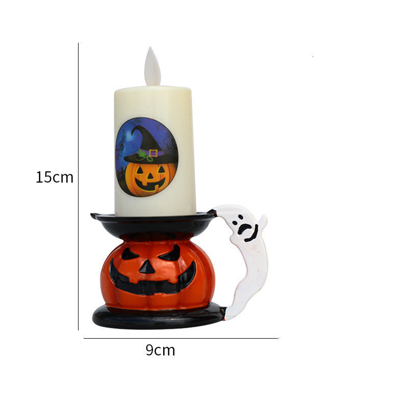 Halloween simulation candle decoration light