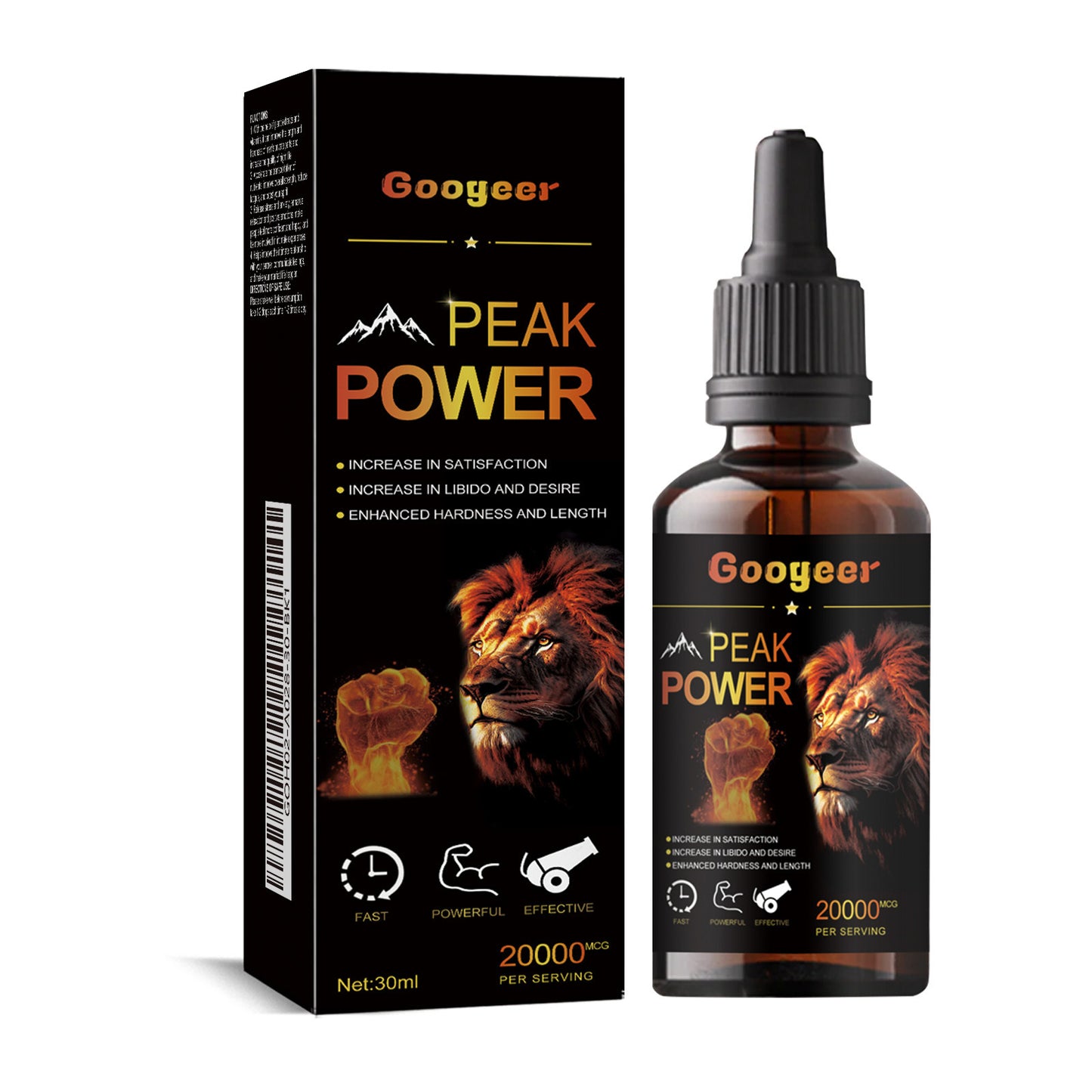 Googeer Peak Power Liquid Energy Supplement Body Care Enhancement