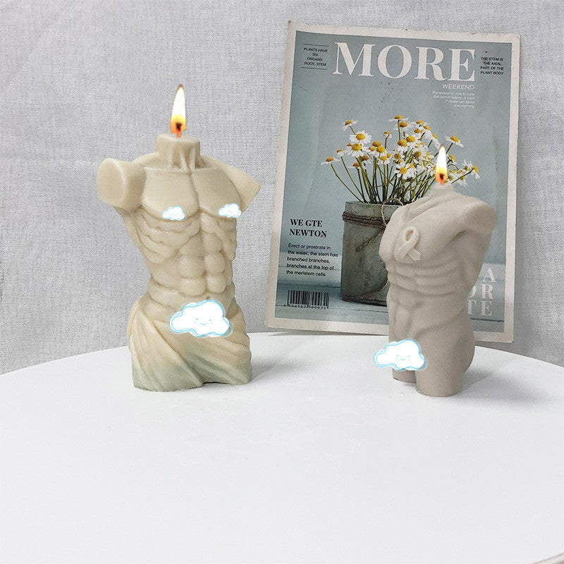 Muscle Male Candle Silicone Mold