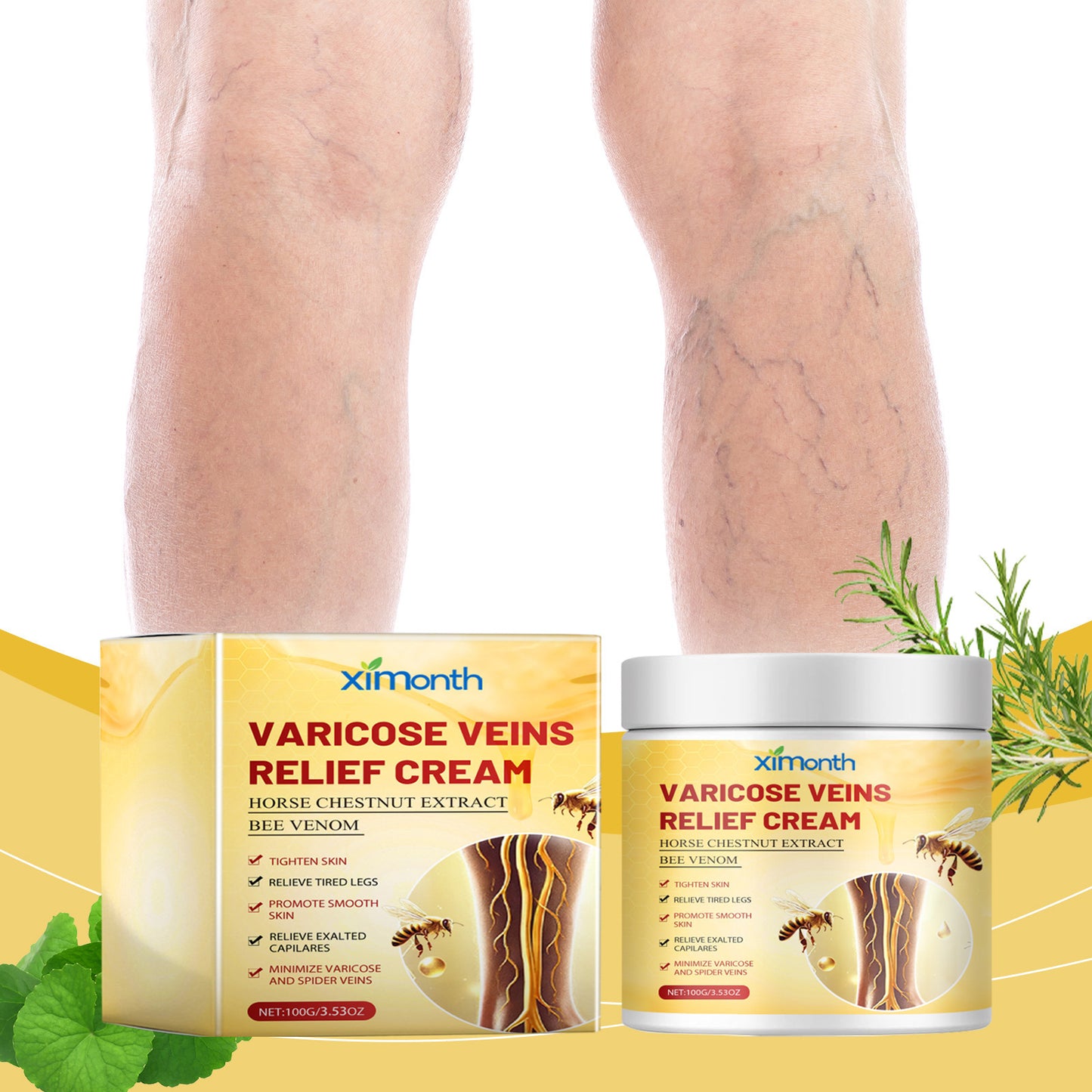 Soothing Bee  Vein Repair Cream Leg