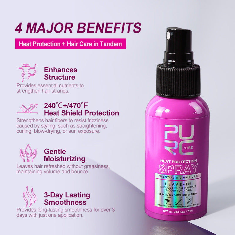Hot Dye Moisturizing Hair Care Anti-frizz Injury Spray