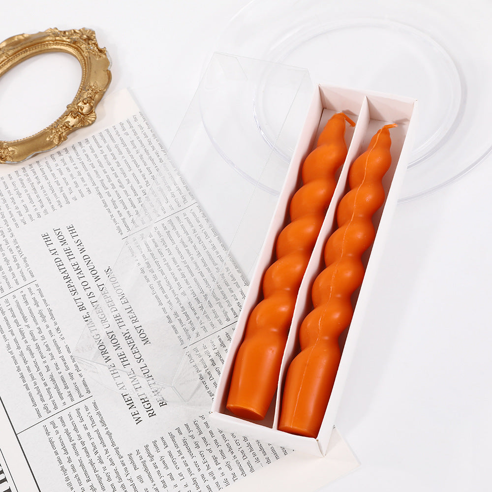 Classic Color Thread Candle Household