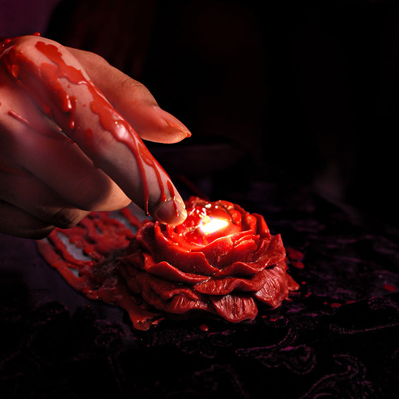 Couple Aromatherapy Rose Peony Flower Low Temperature Candles