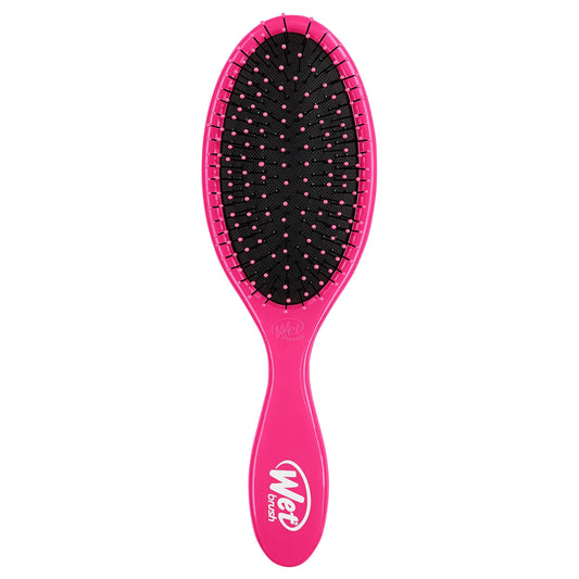 Wet Brush Detangling Brush, Original Detangler Brush (Pink) - Wet & Dry Tangle-Free Hair Brush for Women & Men - No Tangle Soft & Flexible Bristles for Straight, Curly, & Thick Hair