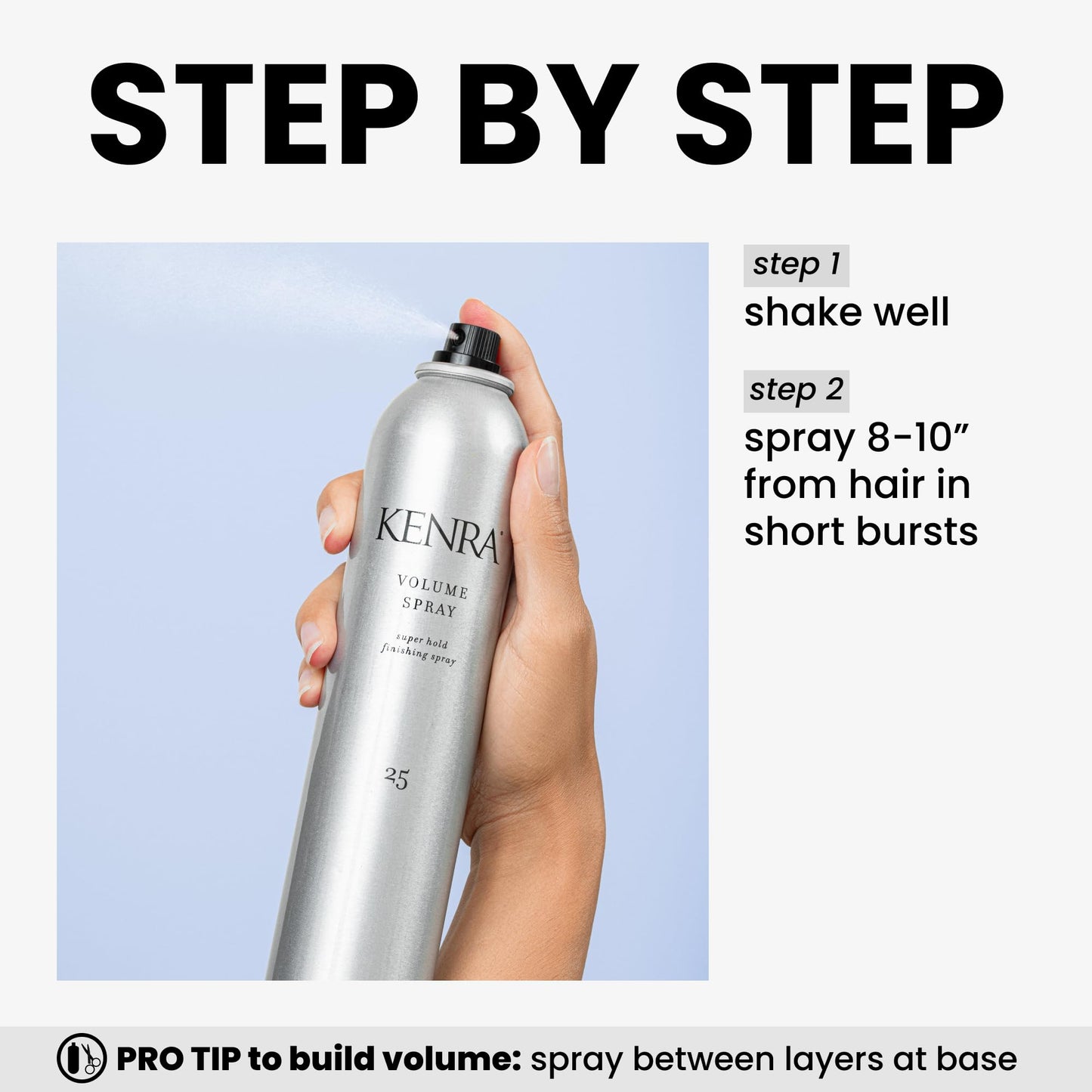 Kenra Professional Volume Spray 25 Bundle 50% | Super Hold Finishing & Styling Hairspray | Flake-free & Fast-drying | Wind & Humidity Resistance | All Hair Types | 11.5 oz. (Bundle)