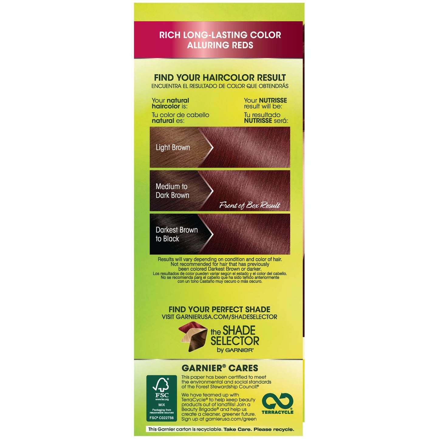 Garnier Nutrisse Nourishing Hair Color Creme, 452 Dark Reddish Brown (Packaging May Vary)