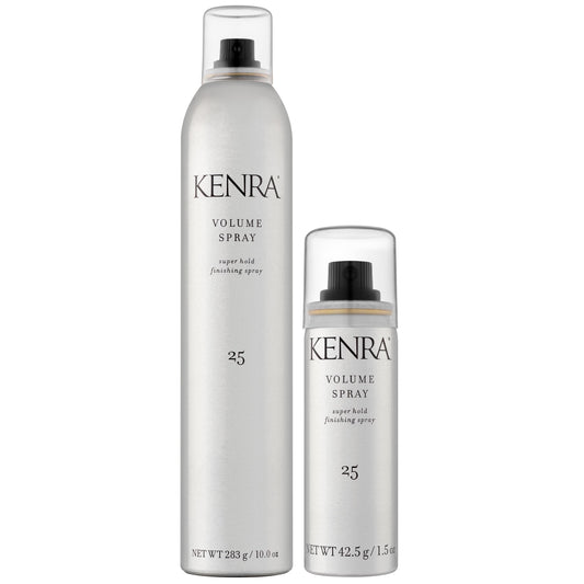 Kenra Professional Volume Spray 25 Bundle 50% | Super Hold Finishing & Styling Hairspray | Flake-free & Fast-drying | Wind & Humidity Resistance | All Hair Types | 11.5 oz. (Bundle)