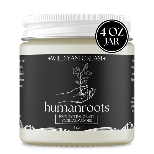 Wild Yam Cream - Menopause and PMS Support for Women, 4 oz (Vanilla Lavender), Organic Wild Yam Cream for Balance - Made With Chaste Tree Berry and Red Clover