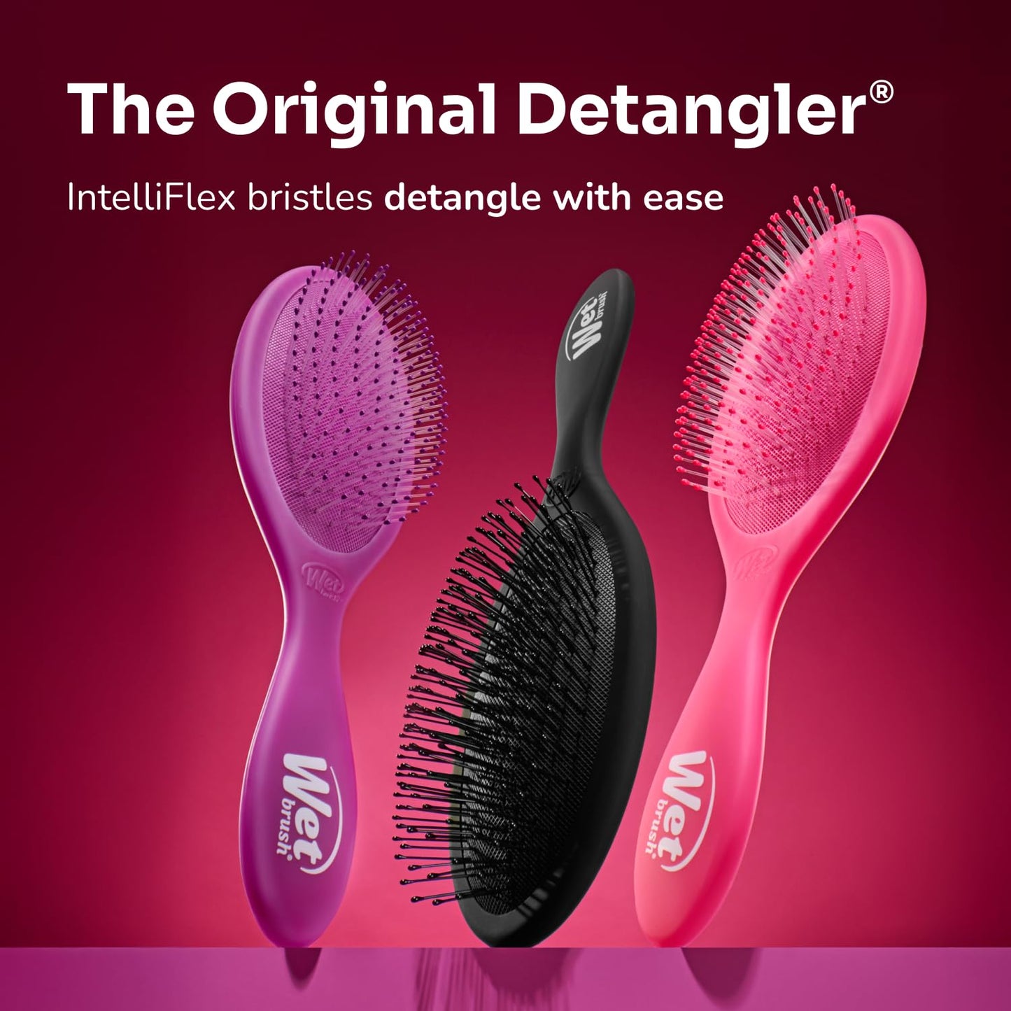 Wet Brush Original Detangler Hair Brush, Elemental Blue, Ultra-Soft IntelliFlex Bristles, Detangling Bristles Glide Through Tangles (Wet Dry & Damaged Hair), Women & Men