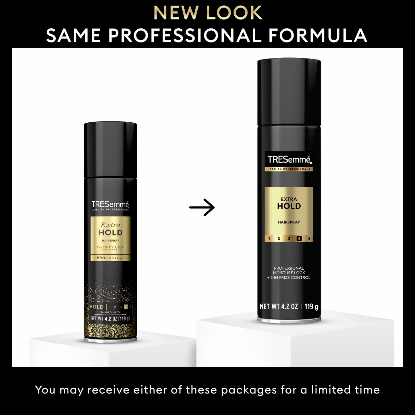 TRESemmé Extra Hold Hairspray for 24-Hour Frizz Control, with Pro Lock Tech 4.2 oz