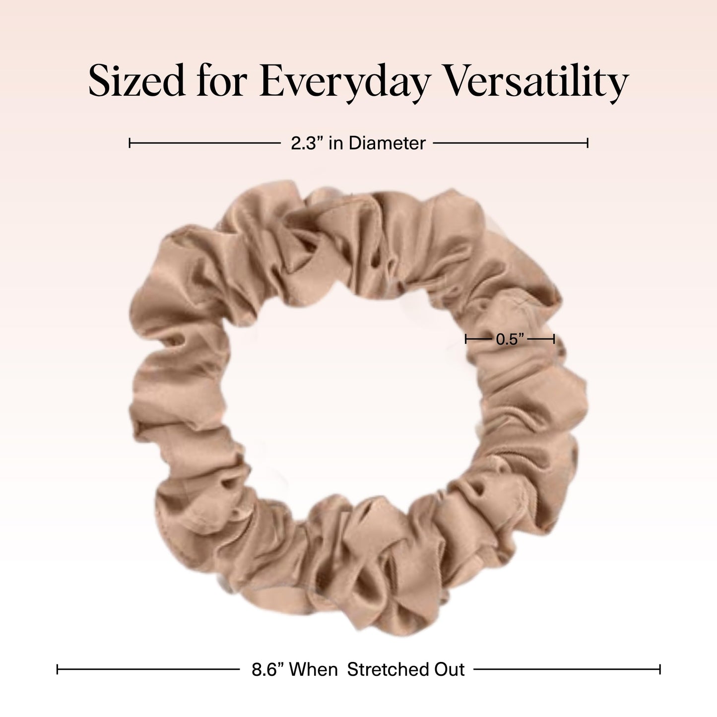 Kitsch Ultra-Petite Satin Scrunchies for Women - Softer Than Silk Scrunchies | Hair Ties No Damage for Frizz-Free Sleep | Perfect for Day or Night Hair Accessories - Eucalyptus, 6 pcs