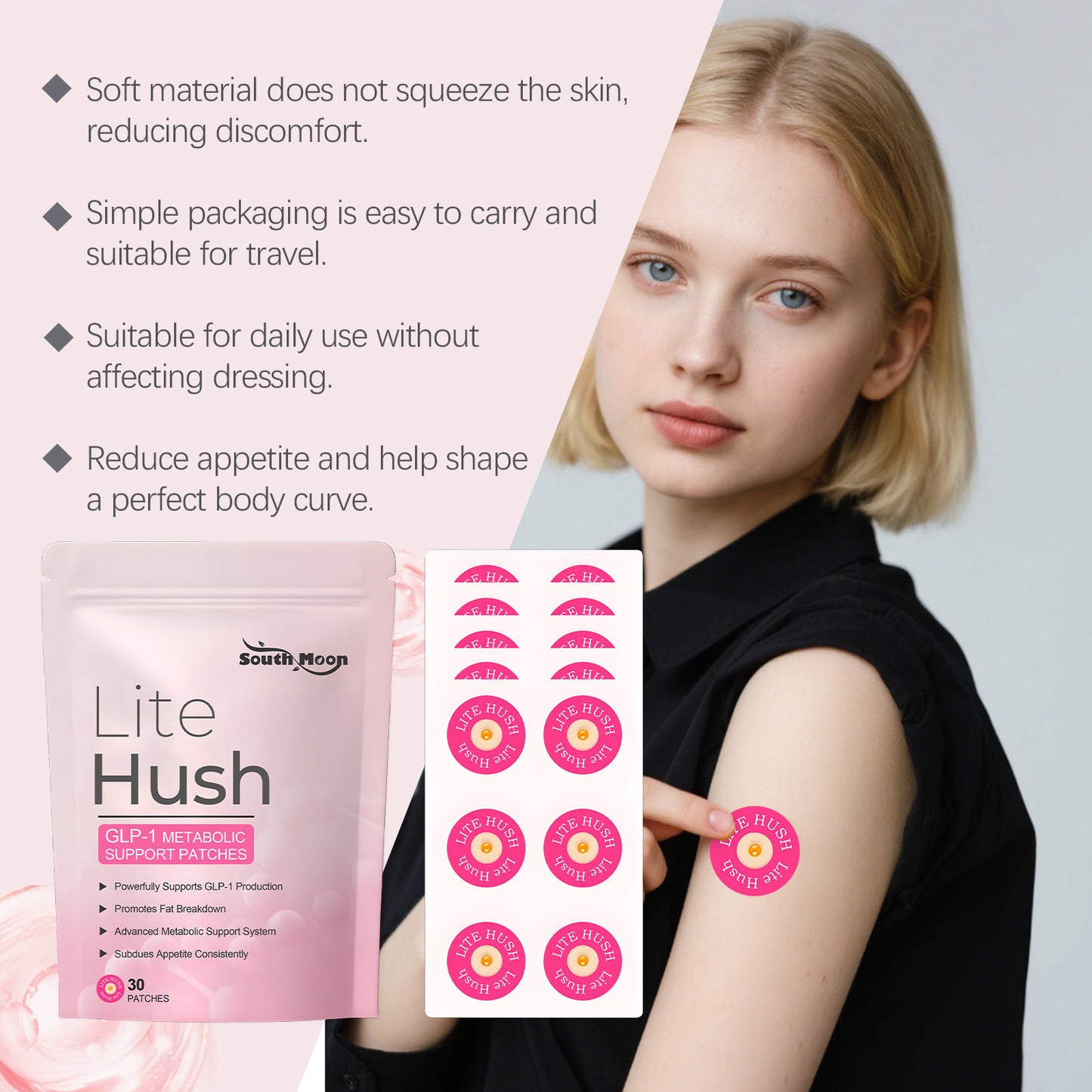 Body Gentle Care Show Line Fit Skin Daily Nursing Adhesive Bandage