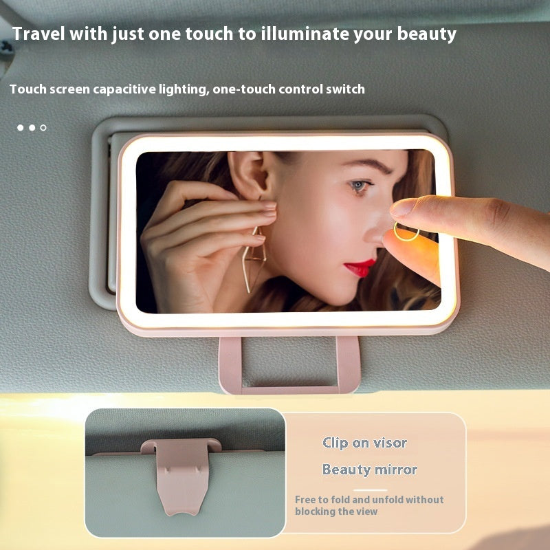 Car Portable Cosmetic Mirror LDE Makeup Mirror