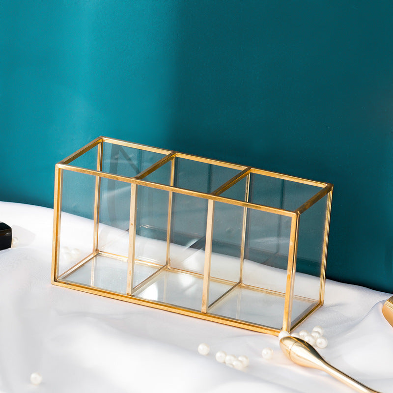 Tube side eyebrow pencil multifunctional storage box