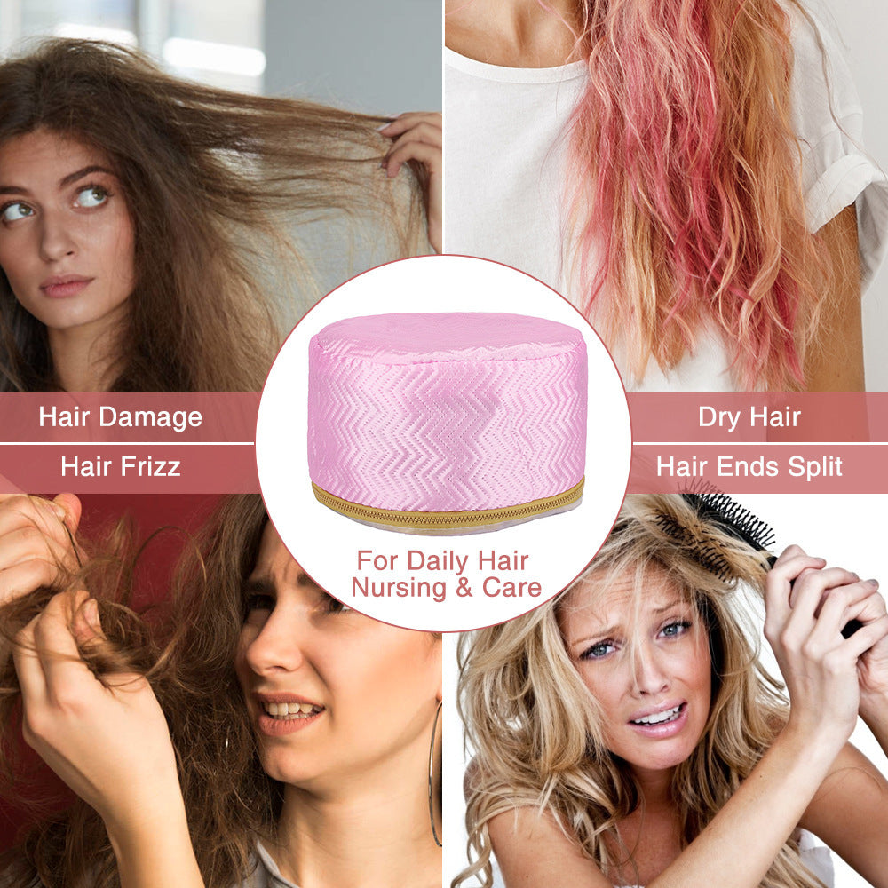Household Hair Mask Hair Care Heating Cap Three-speed Temperature Control Adjustment