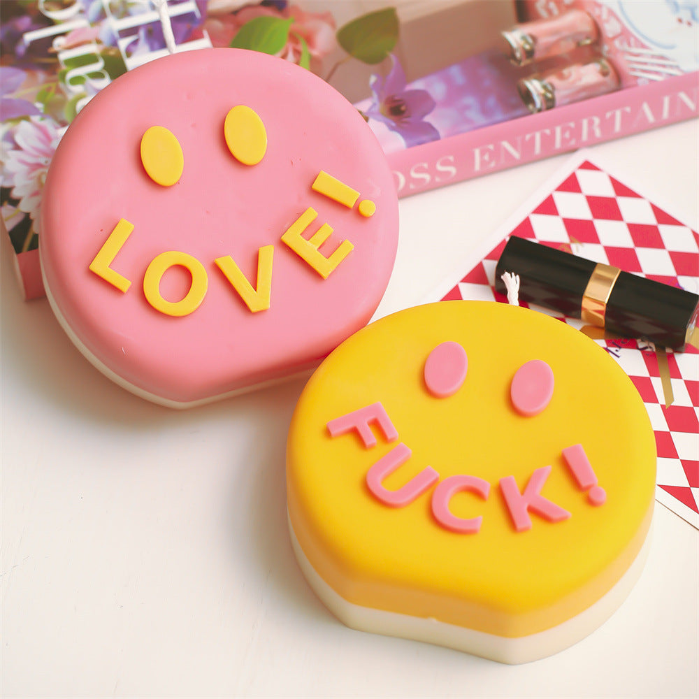 Letter Slogan Candle Silicone Mold