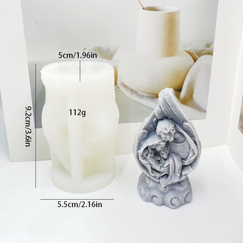 Family Candle Silicone Mold Diy