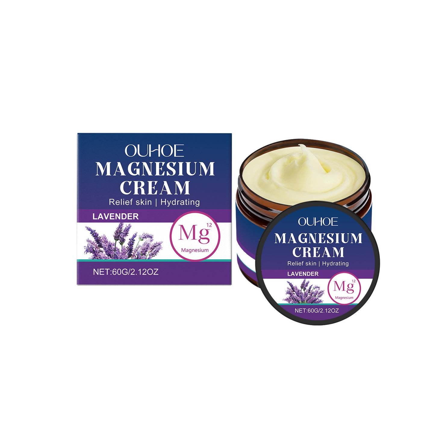 Body Soothing Magnesium Cream Relieve Wrist Knee Joint Discomfort Mild Ingredients Daily Massage Care