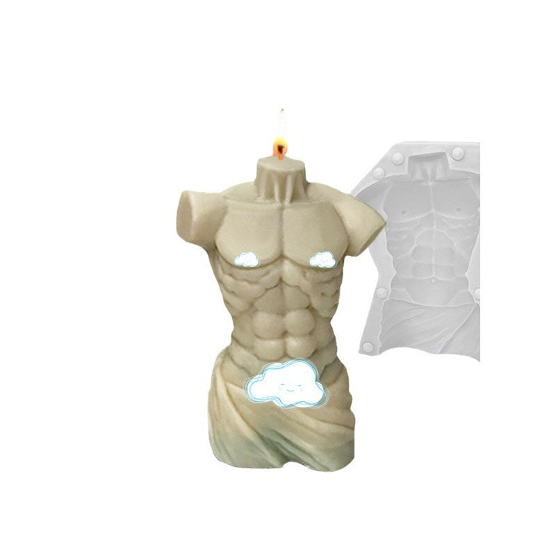 Muscle Male Candle Silicone Mold