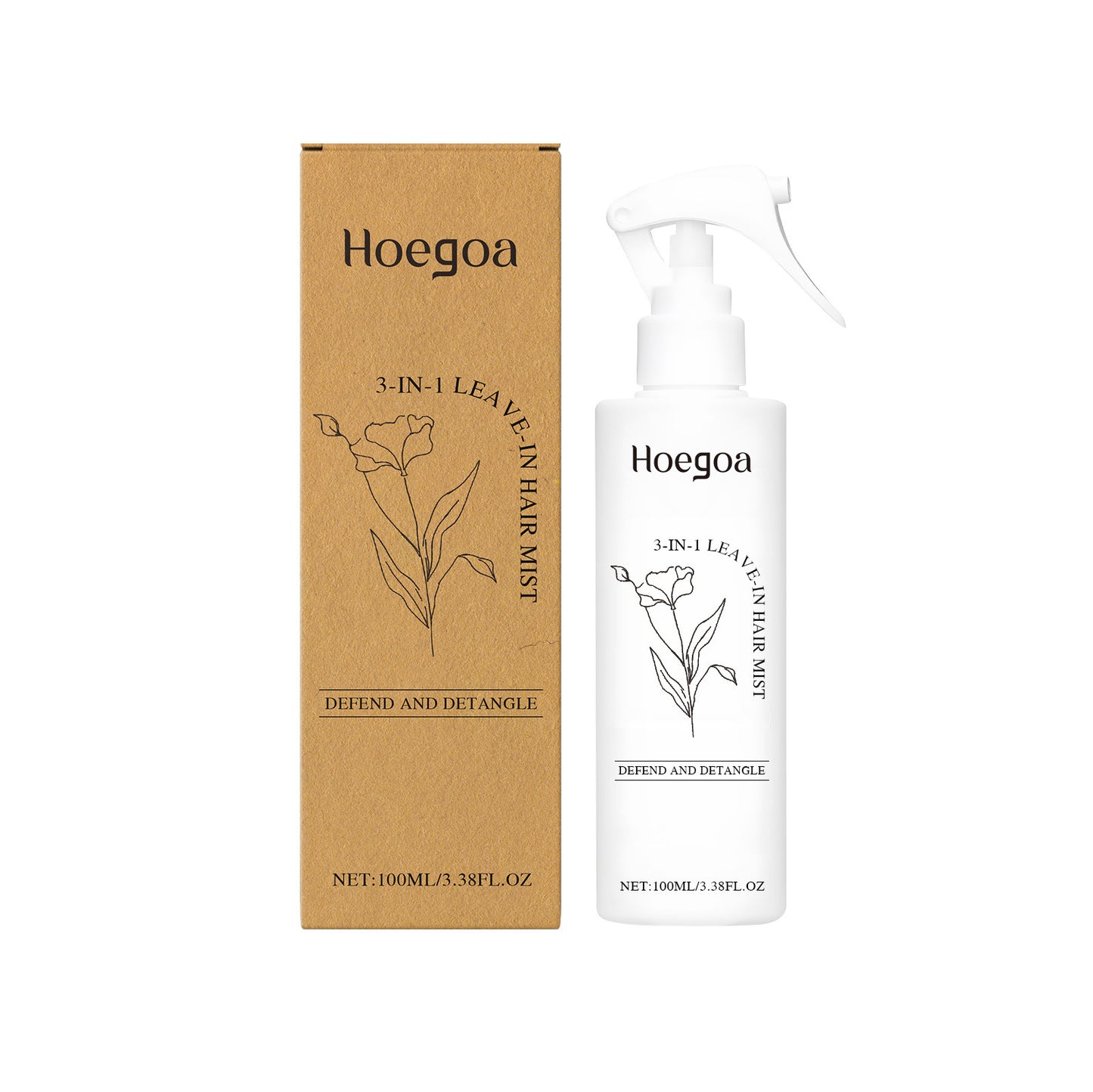 Wash-free Plant Ingredients Care Nourishing Natural & Fluffy Hair Care Dry Hair Spray