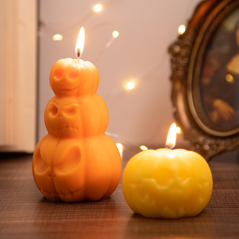 Halloween Pumpkin Aromatherapy Candle Decoration