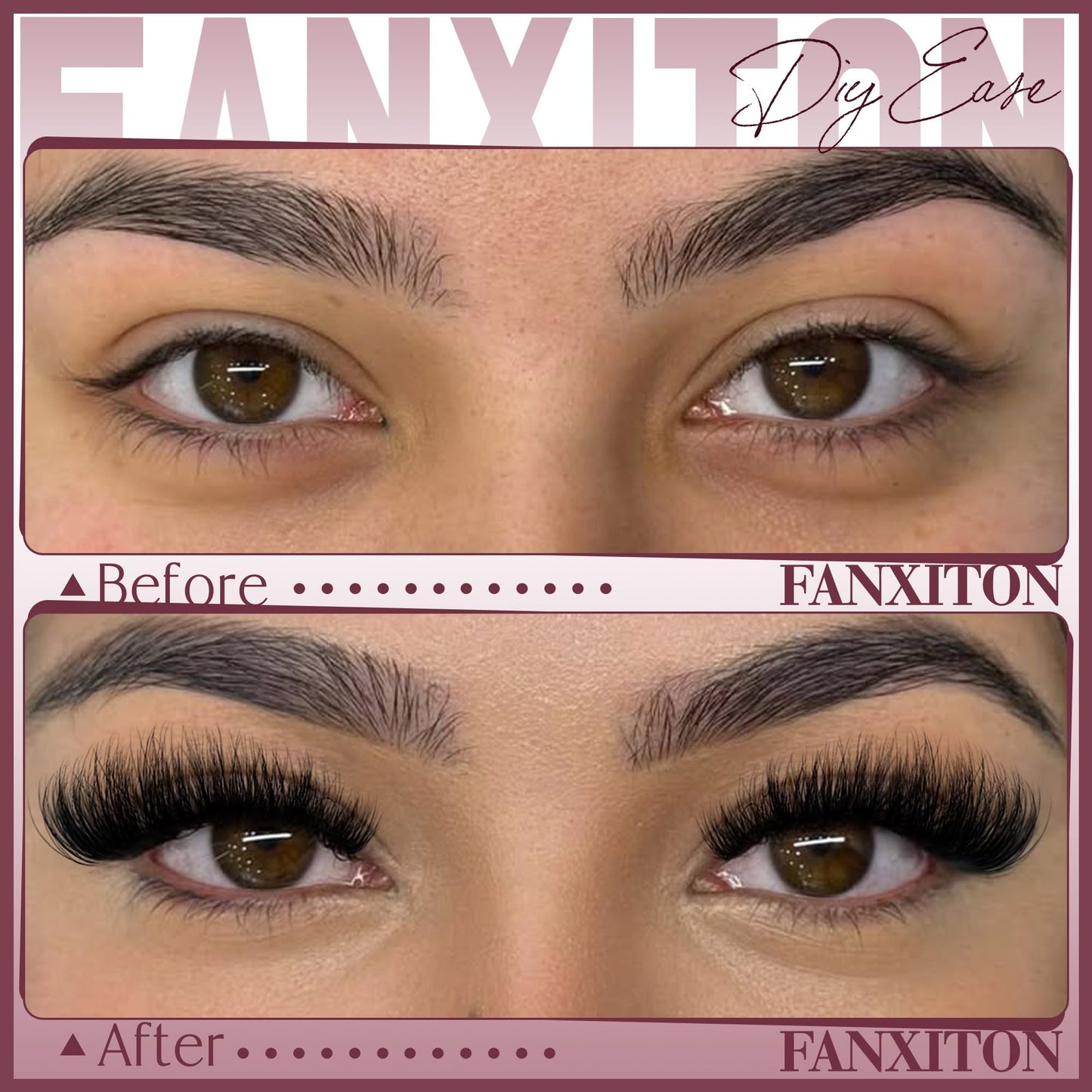 Cluster Lashes Volume Lash Clusters D Thick Eyelashes Extensions 14-16mm Mix 80D+100D Individual Lashes Thin Band Lash Bond and Seal Tweezers for DIY Lash Extension Beginners