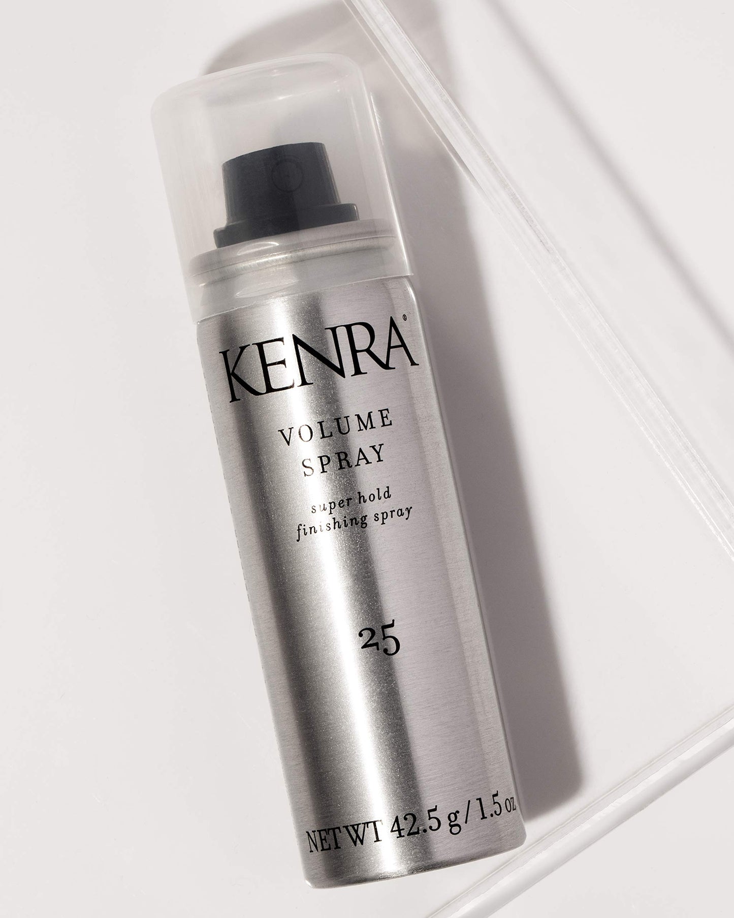 Kenra Professional Volume Spray 25 50% | Super Hold Finishing & Styling Hairspray | Flake-free & Fast-drying | Wind & Humidity Resistance | All Hair Types | Travel 1.5 oz