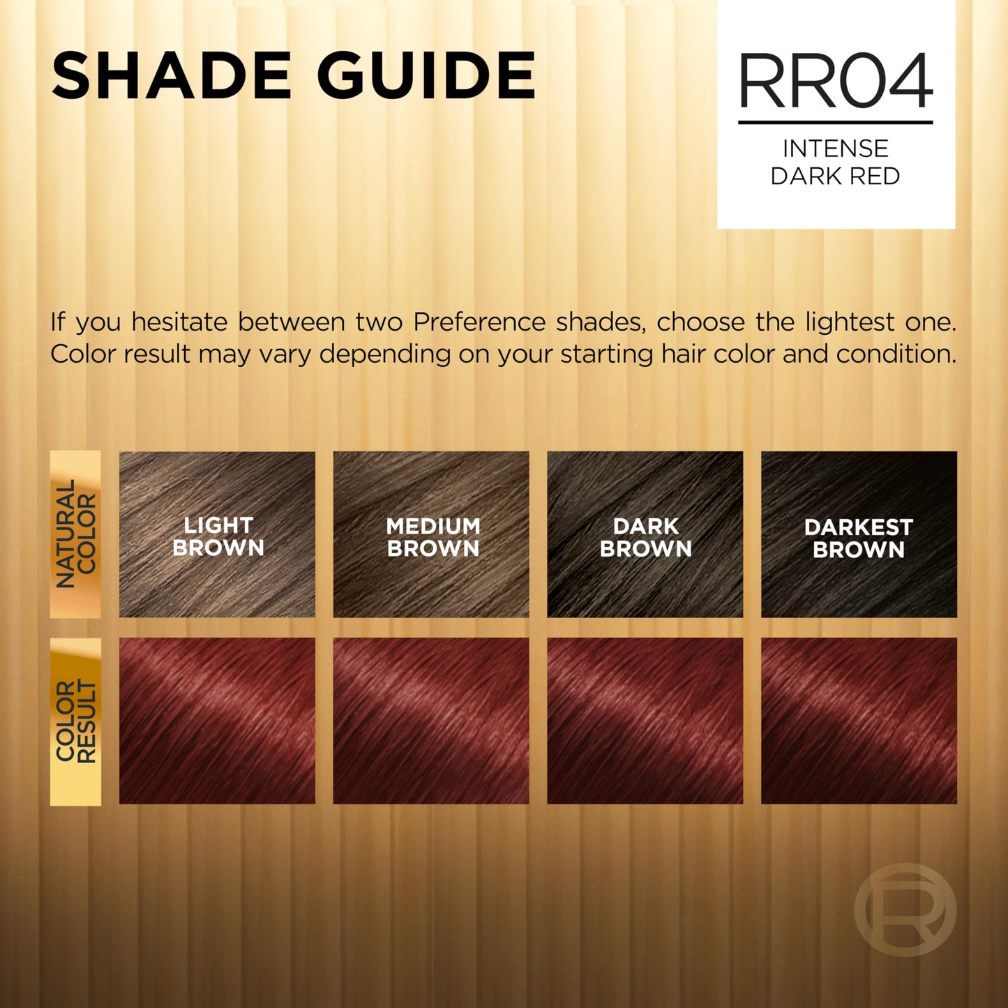 L'Oreal Paris Superior Preference Fade-Defying + Shine Permanent Hair Color, RR-04 Intense Dark Red, Pack of 1, Hair Dye