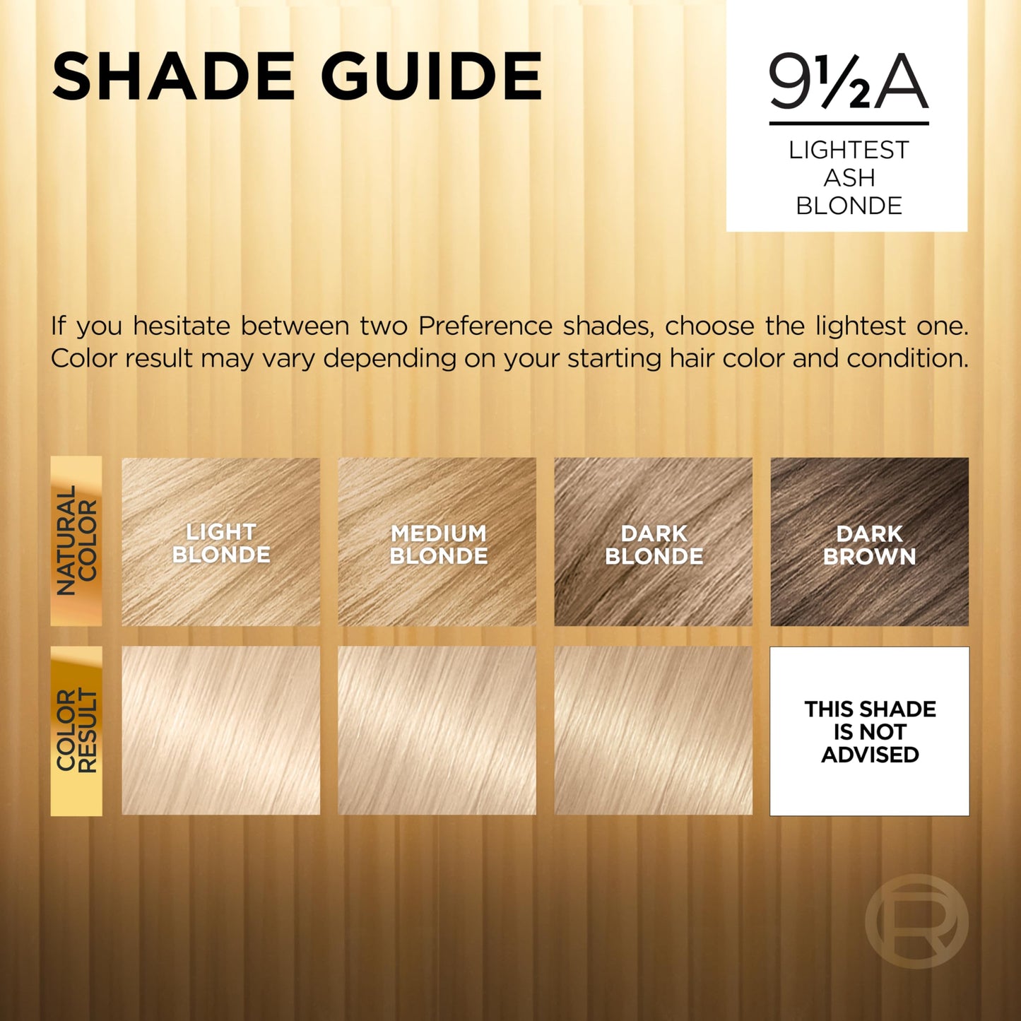 L'Oreal Paris Superior Preference Luminous Fade-Defying Permanent Hair Color, Hair Dye For Up to 9 Weeks of Radiance, Lightest Ash Blonde 9.5A, 1 Hair Dye Kit (Pack of 2)