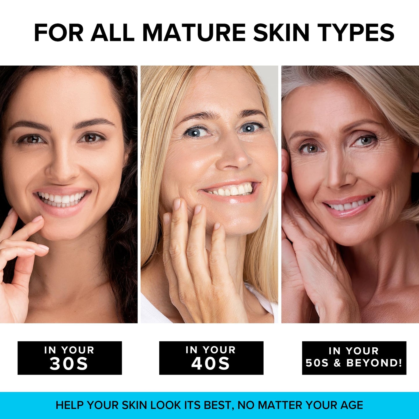 SimplyVital Collagen, Retinol & Hyaluronic Acid Cream - Anti-Aging Retinol Cream for Face, Neck & Décolleté - Made in USA - Daily Moisturizer Face Cream - 3.38 fl oz