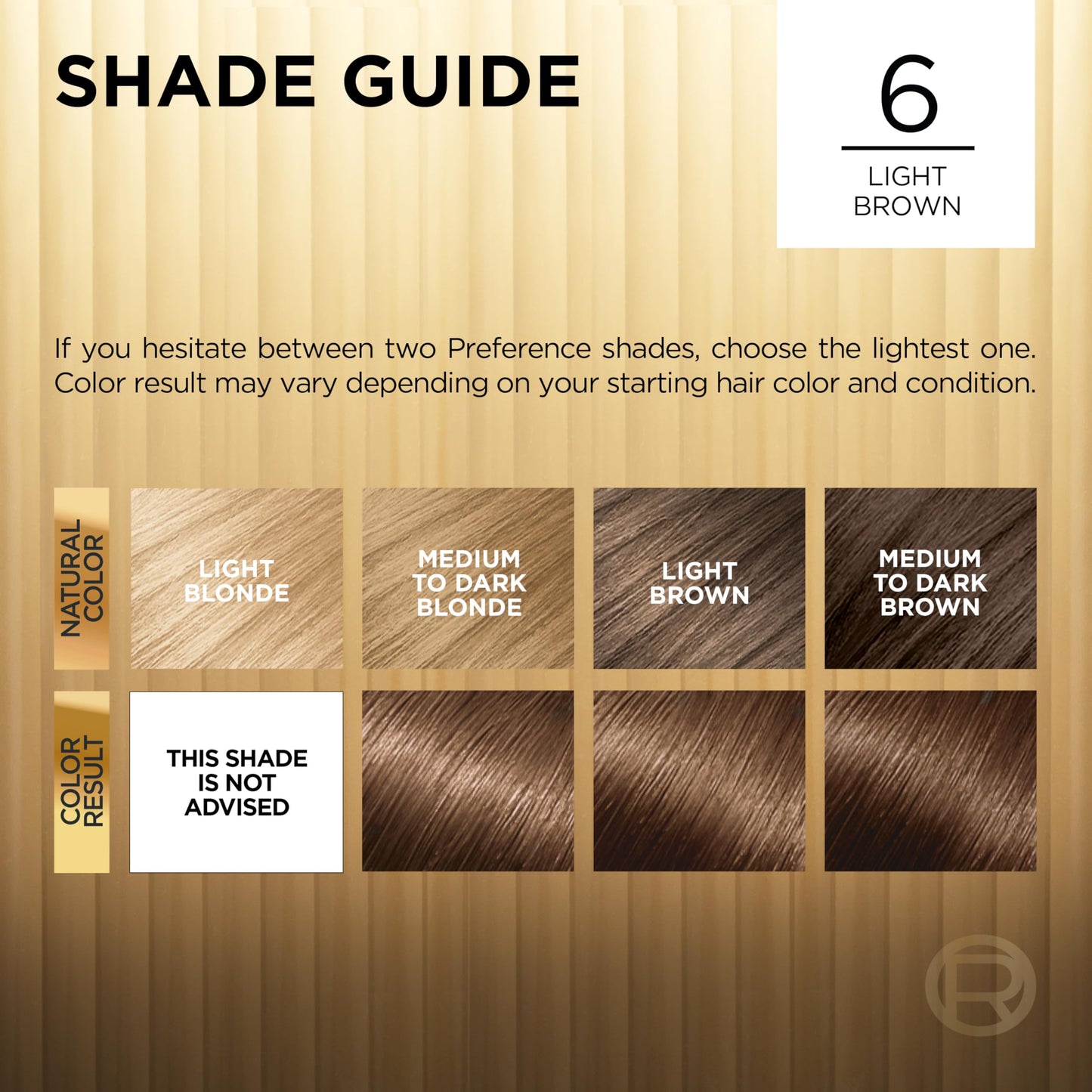 L'Oreal Paris Superior Preference Luminous Fade-Defying Permanent Hair Color, Hair Dye For Up to 9 Weeks of Radiance, Light Brown 6, 1 Hair Dye Kit (Pack of 2)