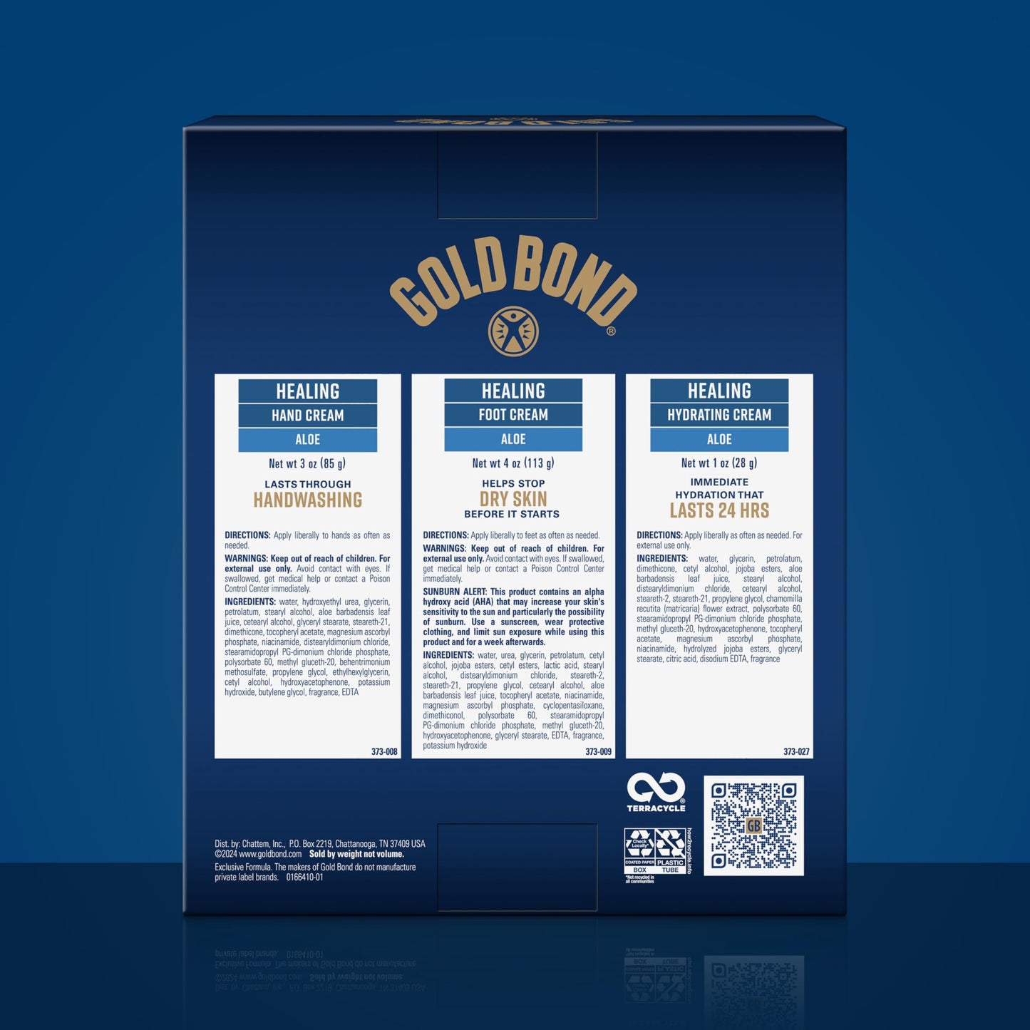 Gold Bond Healing Cream Gift Pack, For Body, Hand & Foot
