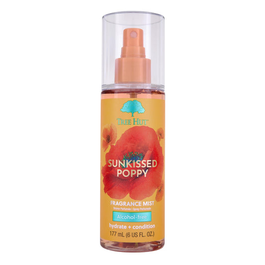 Tree Hut Sunkissed Poppy Fragrance Mist | Spritz On for a Refreshed Feel or Layer with Your Favorite Scents | Versatile Body Spray | 6 fl oz.