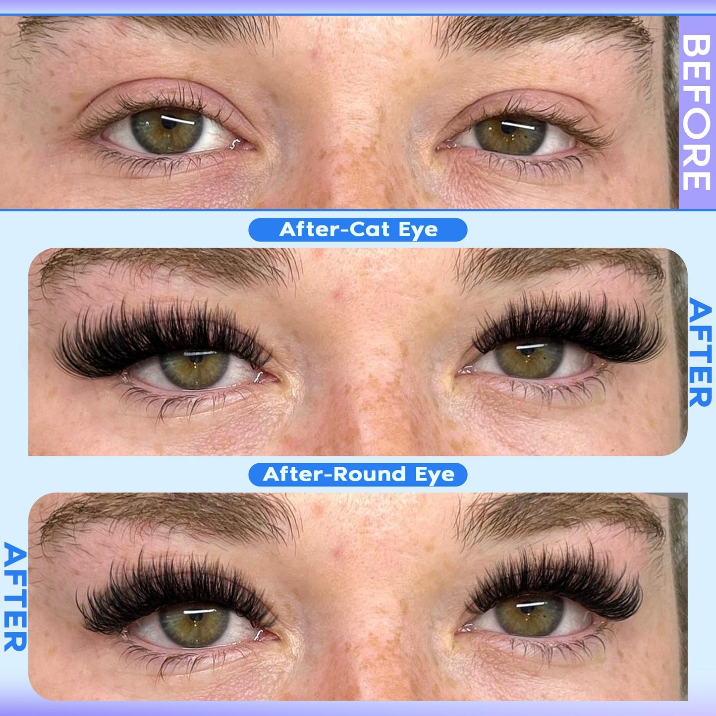 Goddvenus Lash Clusters Kit Wispy Lashes clusters Natural Fluffy Eyelashes Clusters 12mm 14mm 16mm Mixed Cluster Eyelash Extensions Kit D Curl DIY Individual Lashes Kit with Bond and Seal Lash Glue