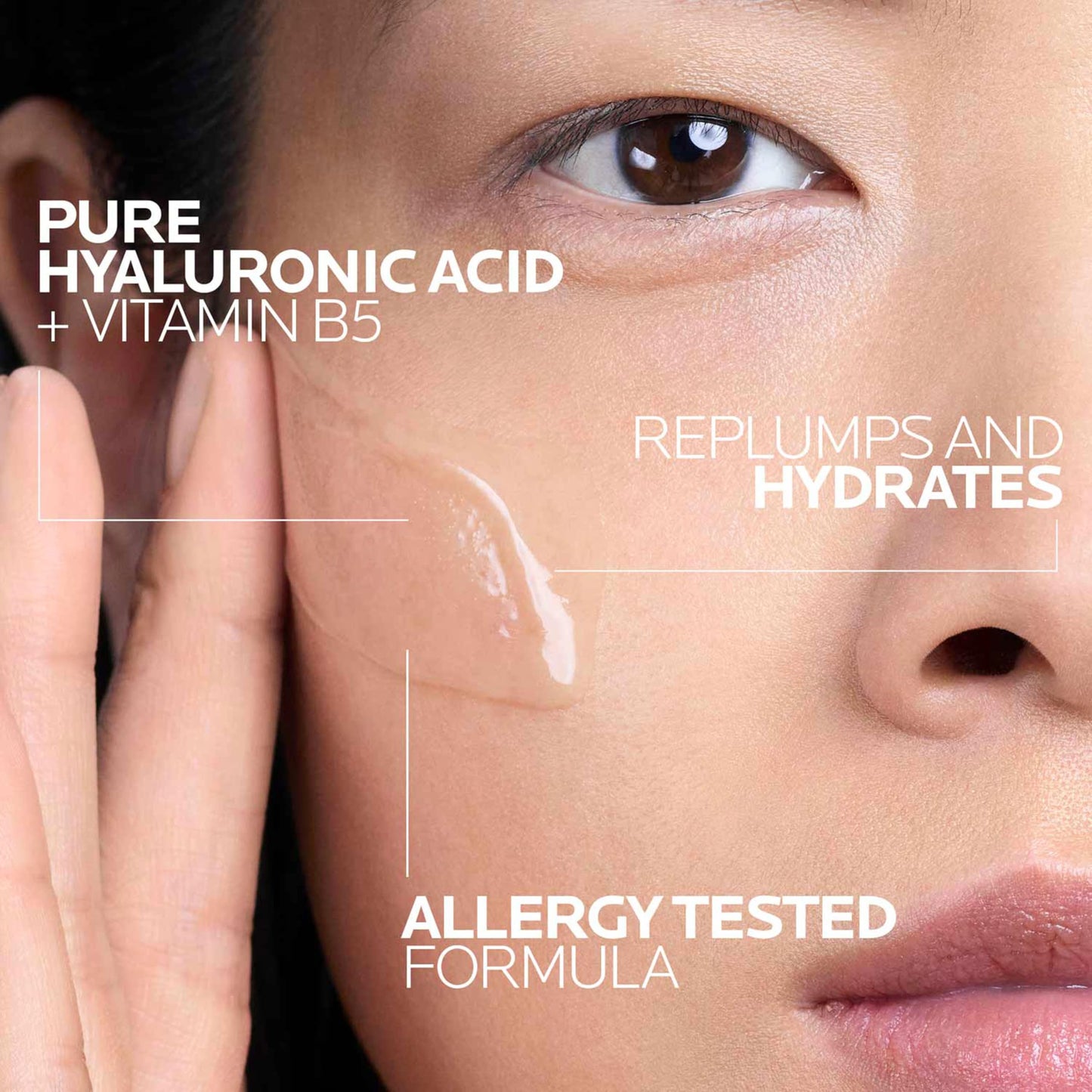 Bundle of La Roche-Posay Hyalu B5 Pure Hyaluronic Acid Serum for Face, Hydrating Serum, Plumps Skin + Anthelios UV Hydra Sunscreen SPF 50, Daily Hydrating Broad Spectrum Invisible SPF Protection